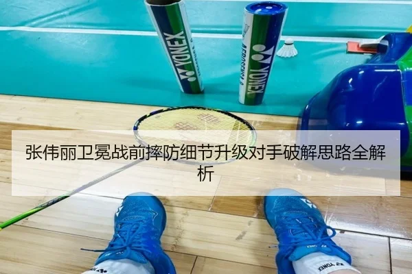 张伟丽卫冕战前摔防细节升级对手破解思路全解析